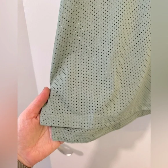 NWT jump man air Jordan Mesh Jersey in sage green and Black size large - Picture 4 of 4